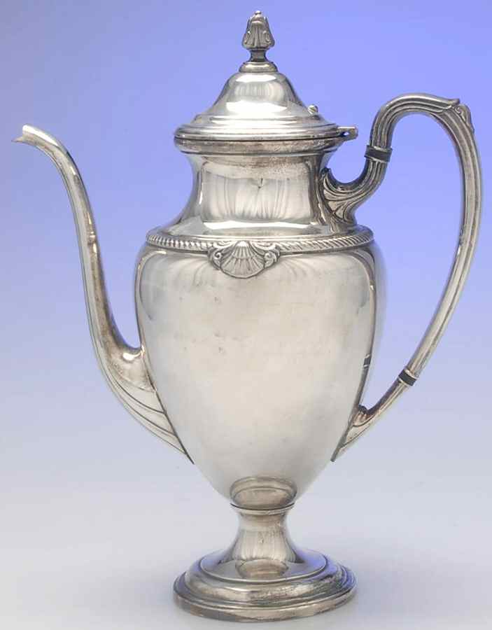 Admiral II (Silverplate, 1940, Hollowware) Silverplate Coffee Pot by International Silver-1
