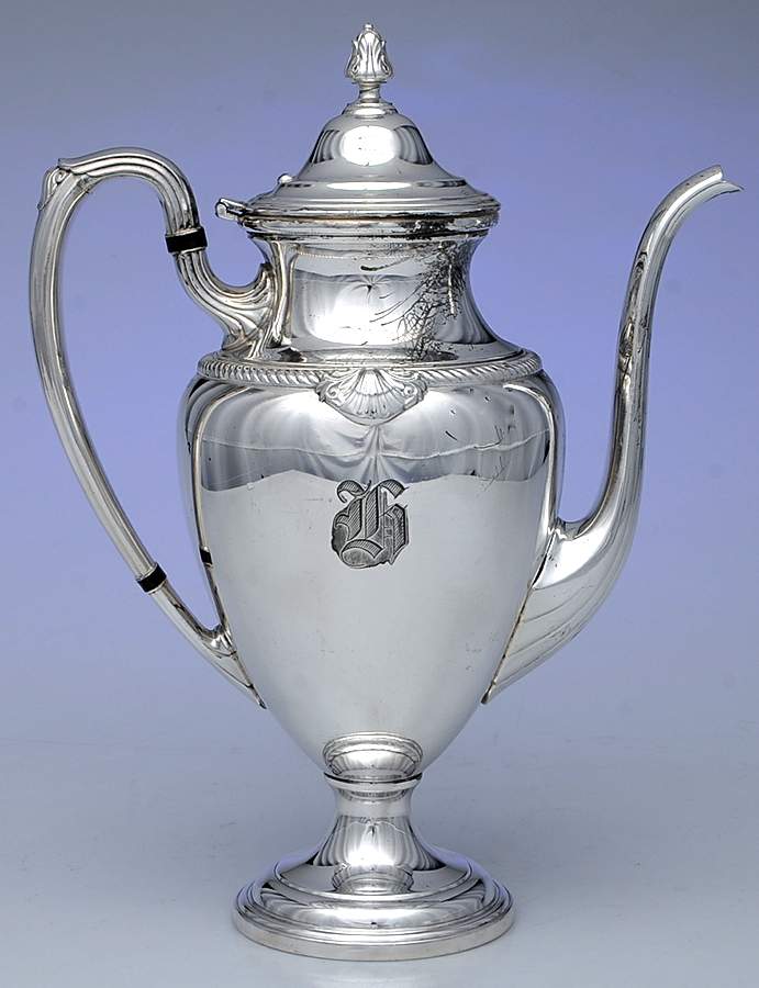 Admiral II (Silverplate, 1940, Hollowware) Silverplate Coffee Pot by International Silver-1