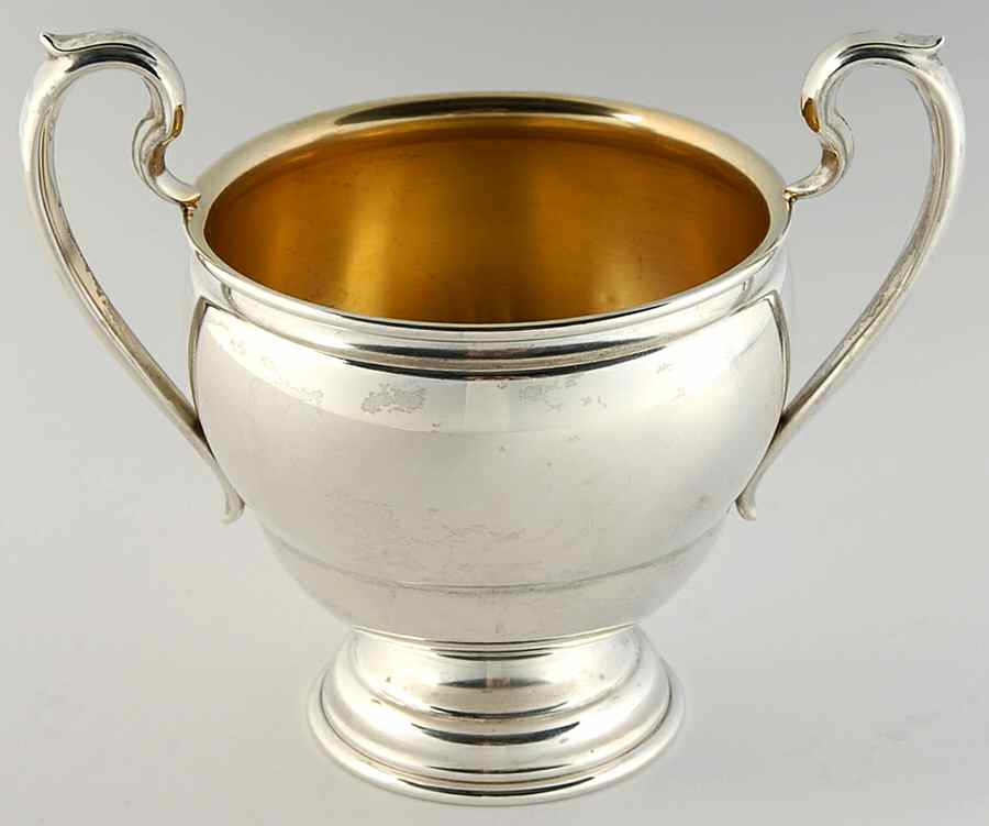 Berkeley (Sterling, 1915, Hollowware) Mini Open Sugar Bowl by International Silver-1