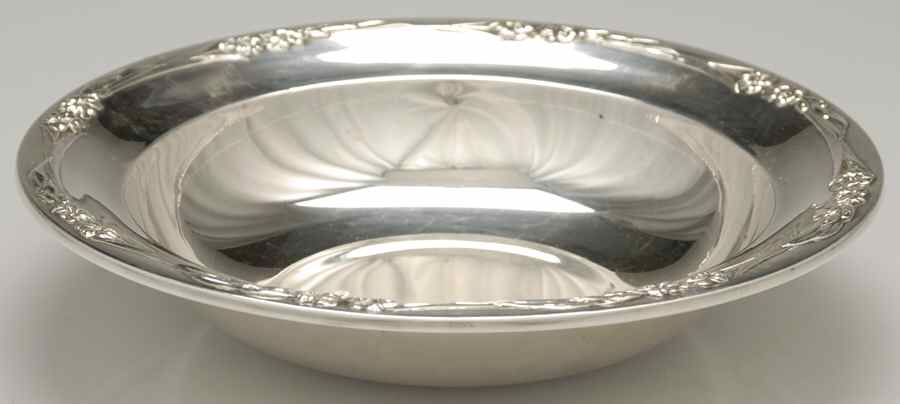 Blossom Time (Sterling, 1950, Hollowware) 10" Round Vegetable Bowl by International Silver-1