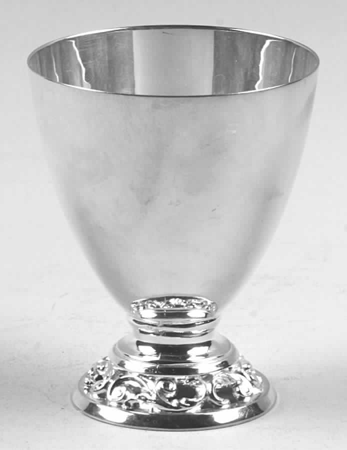 Esperanto (Silverplate, 1967, Hollowware) Silverplate Wine Goblet by International Silver-1