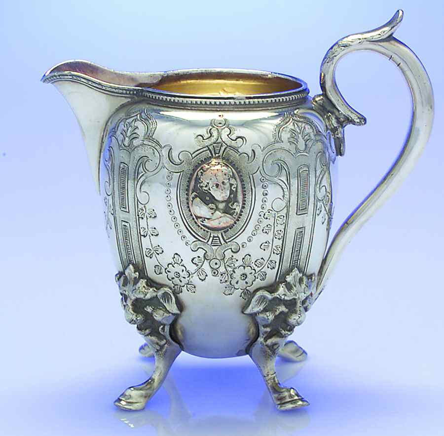 Medallion (Silverplate, 1867, Hollowware) Creamer by International Silver-1