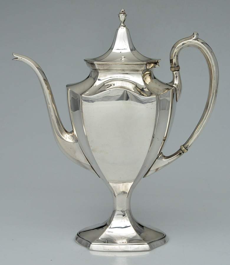 Minuet (Sterling, 1925, Hollowware) Coffee Pot by International Silver-1