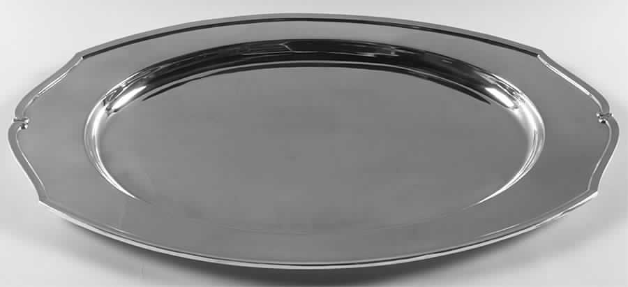 Minuet (Sterling, 1925, Hollowware) 20" Oval Serving Platter by International Silver-1
