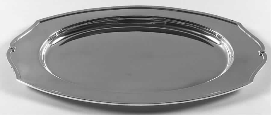 Minuet (Sterling, 1925, Hollowware) 16" Oval Serving Platter by International Silver-1