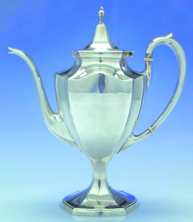 Minuet (Sterling, 1925, Hollowware) Coffee Pot by International Silver-1
