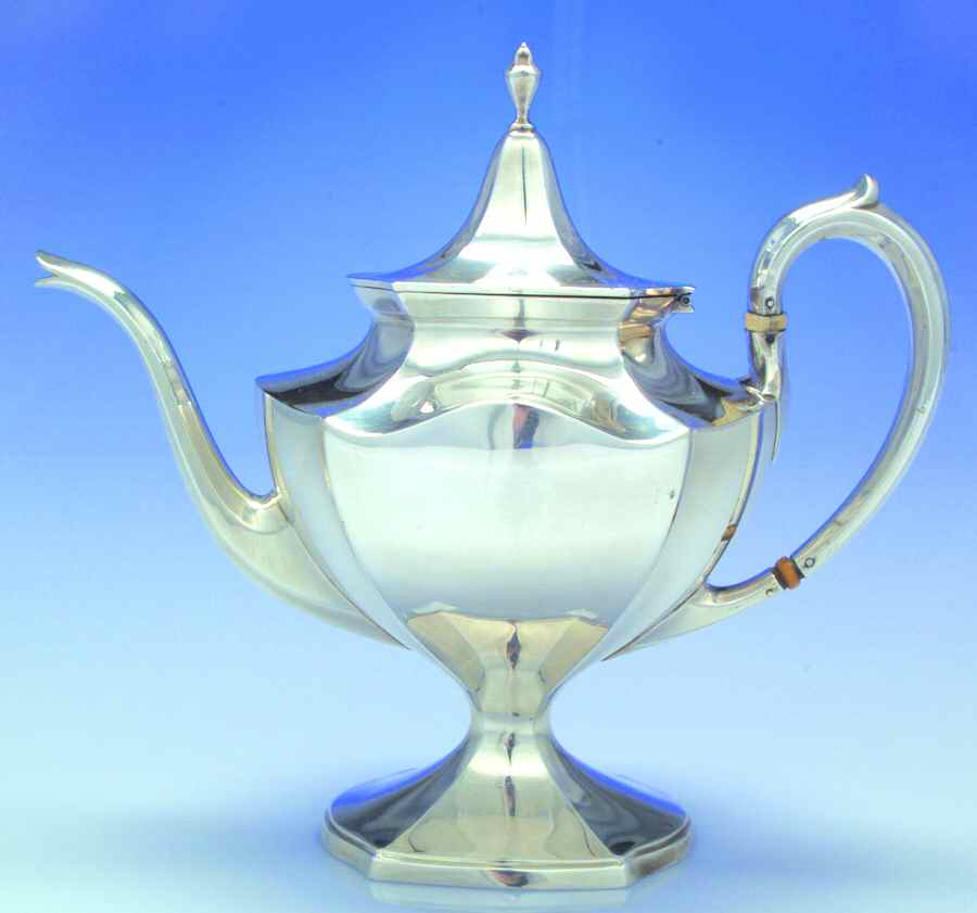 Minuet (Sterling, 1925, Hollowware) Teapot by International Silver-1