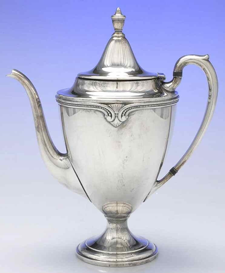 Moonbeam (Silverplate, Hollowware) Silverplate Coffee Pot by International Silver-1
