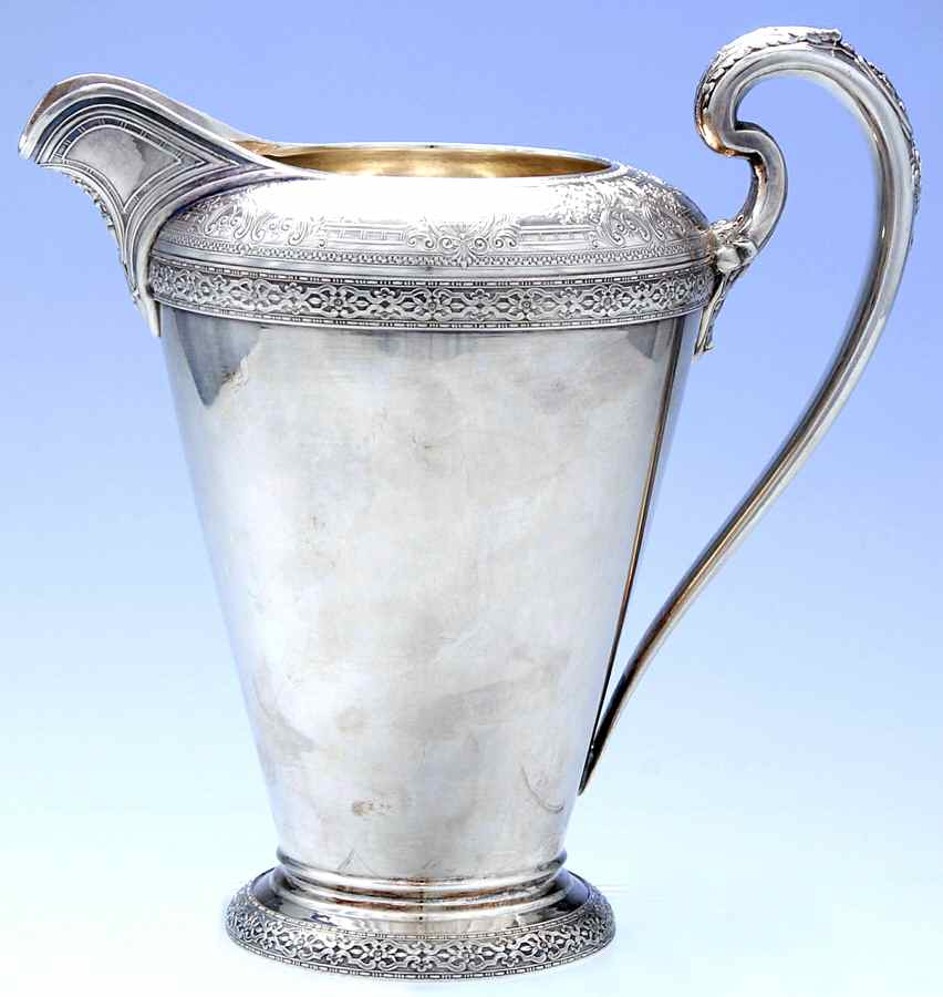 Normandie (Silverplate, 1887, Hollowware) Silverplate Water Pitcher by International Silver-1