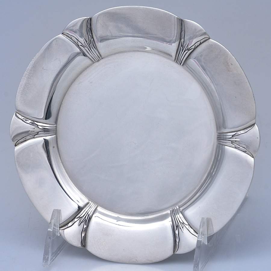 Orchid (Sterling, 1929-30, Hollowware) Bread Plate by International Silver-1