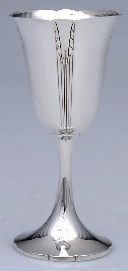 Orchid (Sterling, 1929-30, Hollowware) Water Goblet by International Silver-1