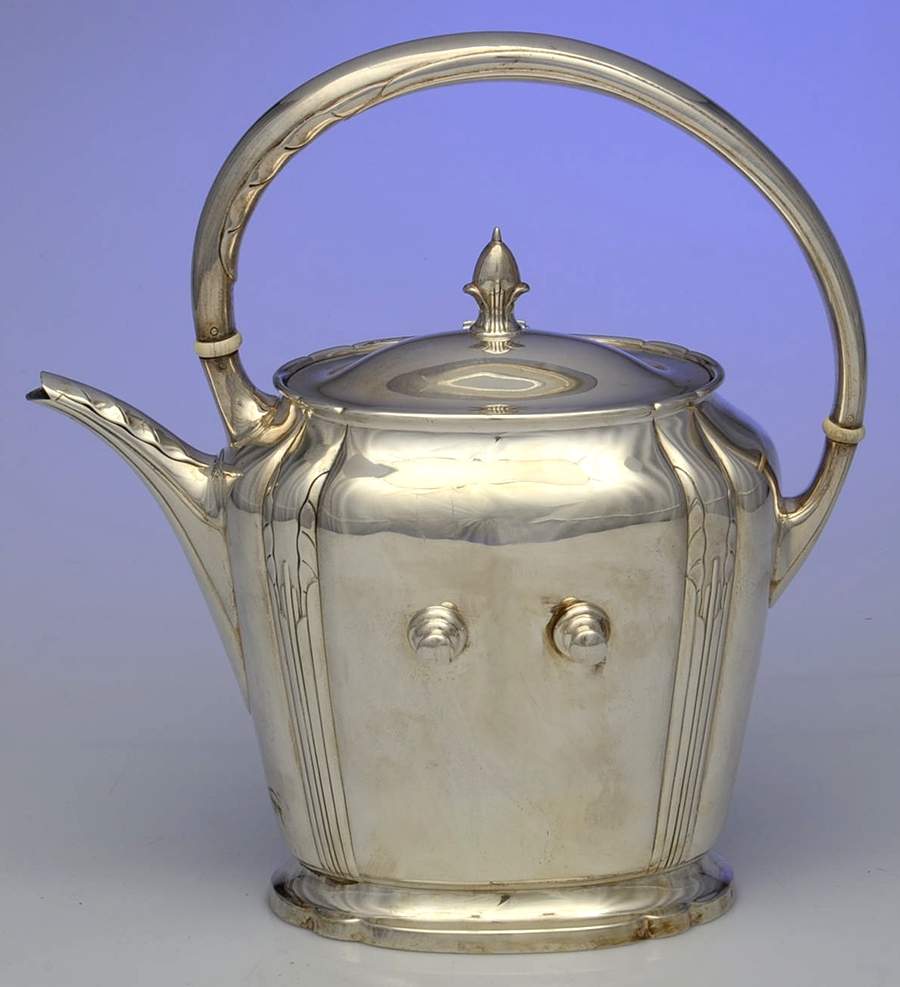 Orchid (Sterling, 1929-30, Hollowware) Sterling Kettle No Stand by International Silver-1