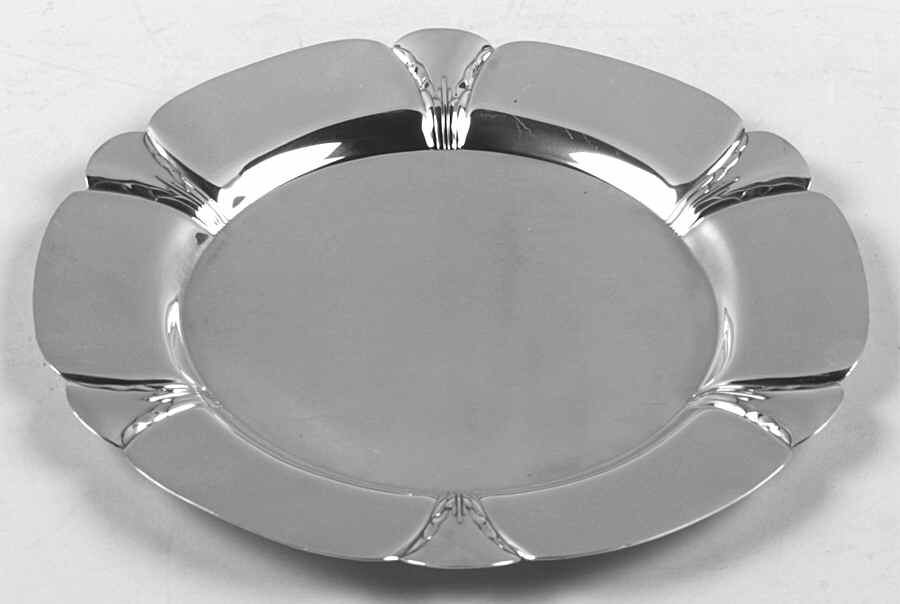 Orchid (Sterling, 1929-30, Hollowware) Service Plate by International Silver-1
