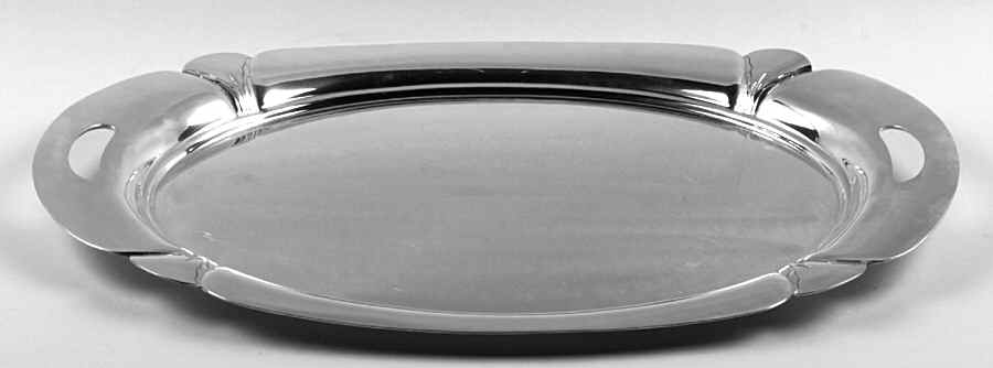 Orchid (Sterling, 1929-30, Hollowware) Large Waiter Tray by International Silver-1