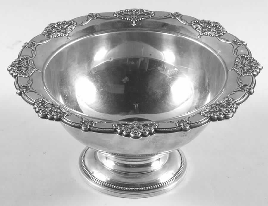 Queen's Lace (Sterling, 1949, Hollowware) Mayonnaise Bowl by International Silver-1