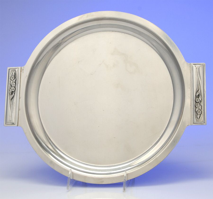 Radiant Rose (Stainless, Hollowware) Round Tray by International Silver-1