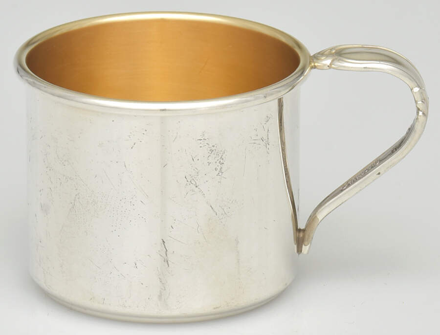 Rhapsody-New (Sterling, 1957, Hollowware) Baby Cup by International Silver-1