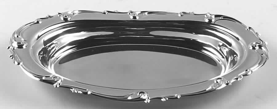Rhapsody-New (Sterling, 1957, Hollowware) 12" Bread Tray by International Silver-1