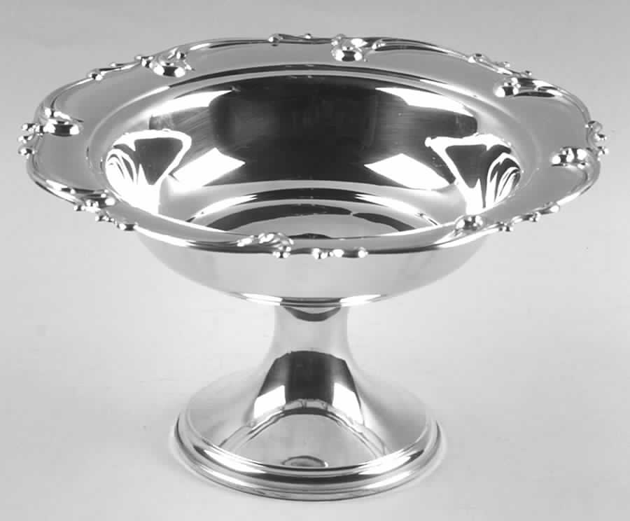 Rhapsody-New (Sterling, 1957, Hollowware) Weighted Centerpiece/Fruit Stand by International Silver-1