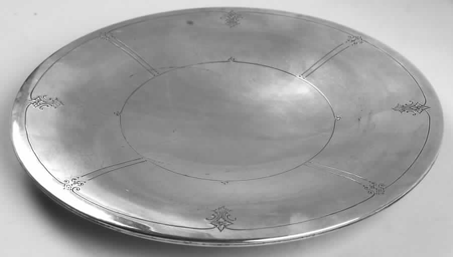 Sedan (Sterling, Hollowware) Footed Sterling Sandwich Plate by International Silver-1