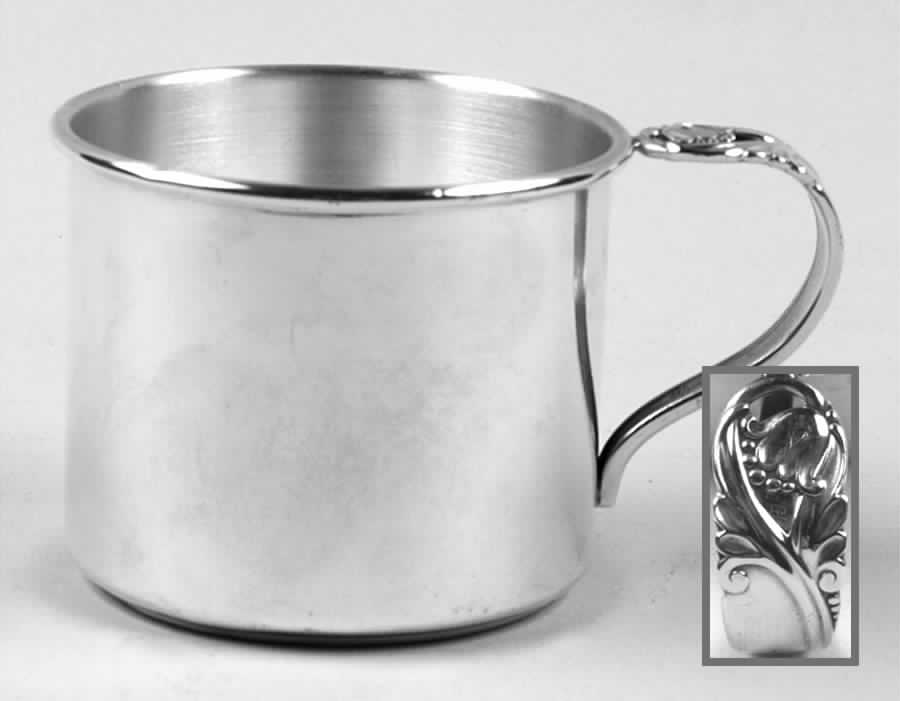 Spring Glory (Sterling, 1942, Hollow, C360) Baby Cup by International Silver-1