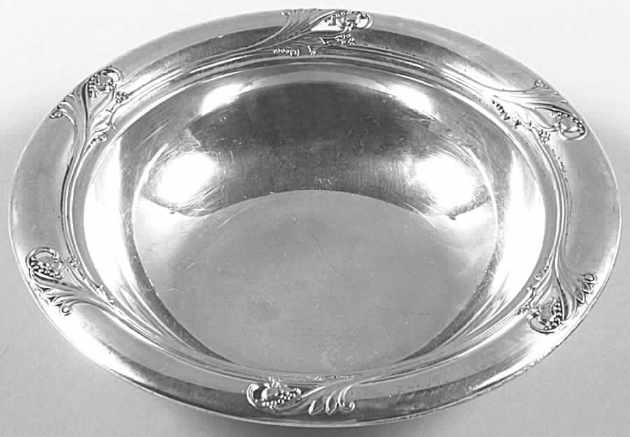 Spring Glory (Sterling, 1942, Hollow, C360) Sterling Bon Bon Bowl by International Silver-1