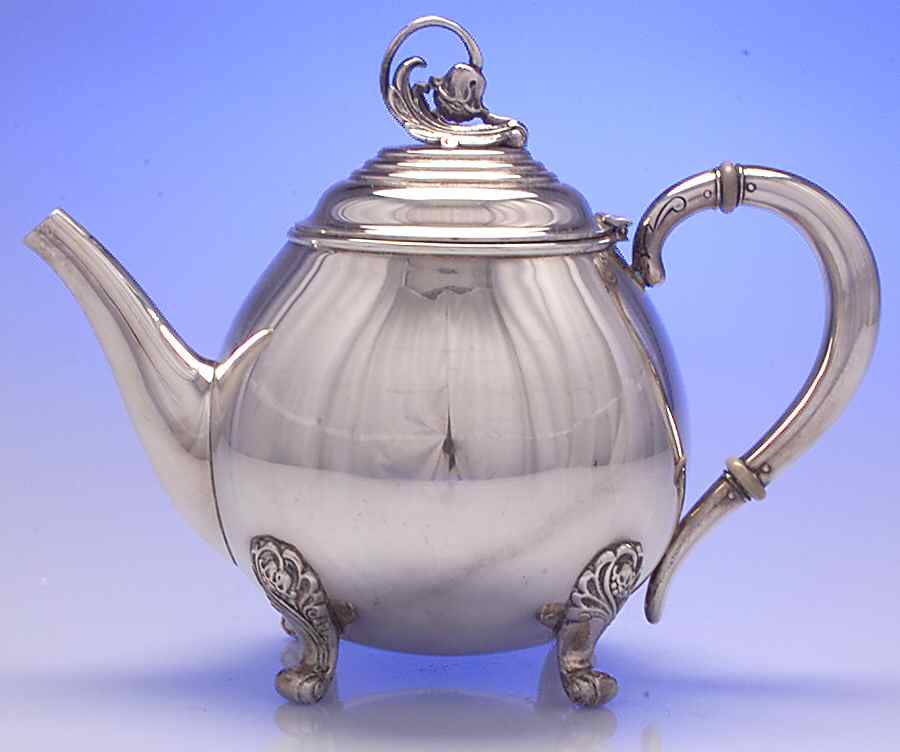 Spring Glory (Sterling, 1942, Hollow, C360) Teapot by International Silver-1