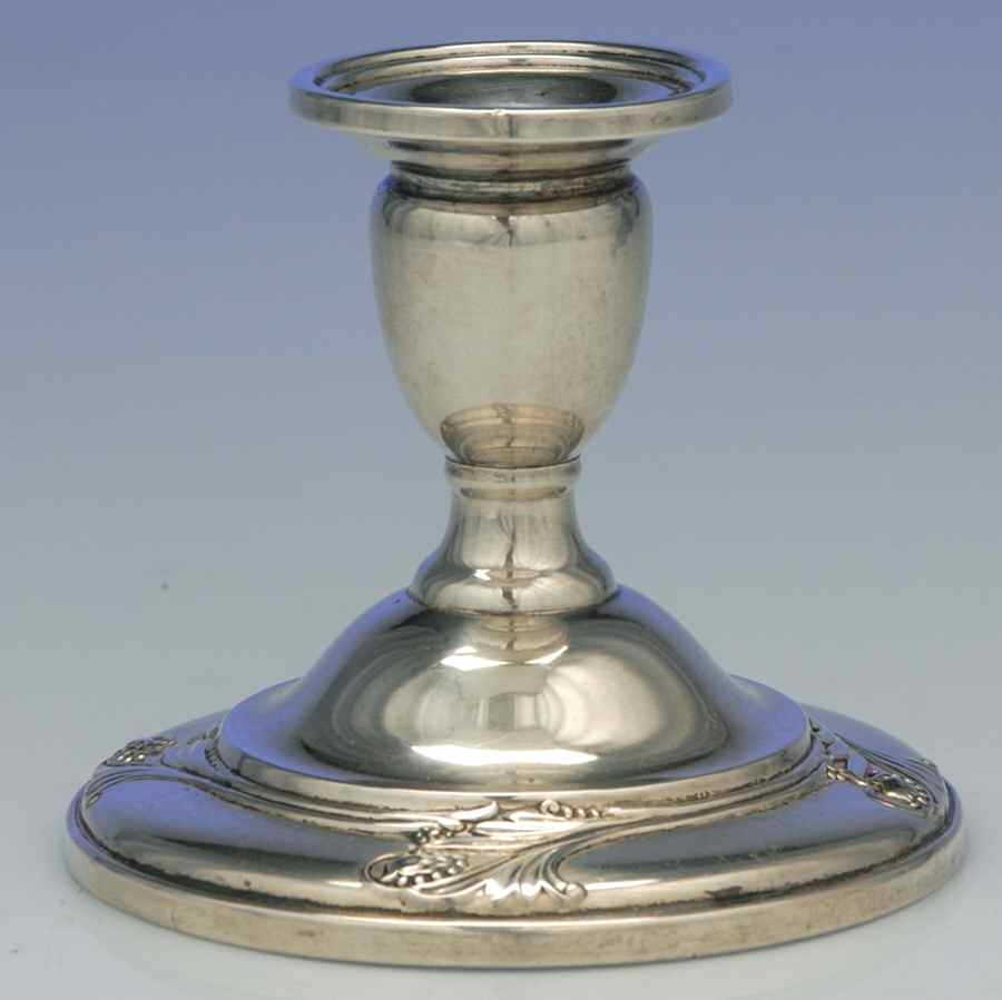 Spring Glory (Sterling, 1942, Hollow, C360) Weighted Candleholder by International Silver-1