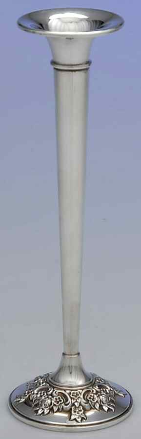 Du Barry (Sterling, 1968, Hollowware) 8" Weighted Bud Vase by International Silver-1