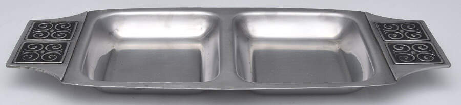 INS21 (Stainless, Hollowware) 2-Part Relish by International Silver-1