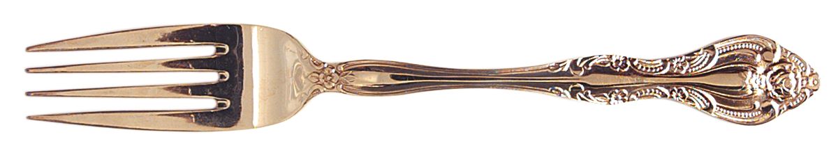 Golden Kingsley (Gold Electroplate) Fork by Imperial Intl-1