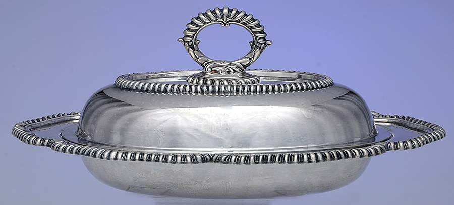 Staffordshire (Silverplate, Hollowware)  Double Vegetable Bowl by International Silver-1
