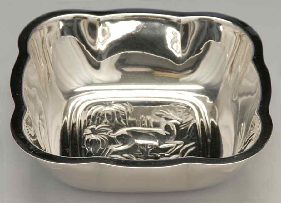 Tropical (Silverplate, Hollowware) 5" Bon Bon Bowl by International Silver-1