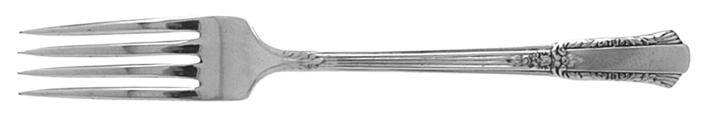Treasure (Silverplate, 1940, Monograms) Fork by International Silver-1