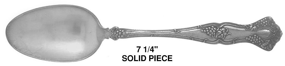 Vintage (Silverplate, 1904, Monograms)  Place/Oval Soup Spoon by International Silver-1