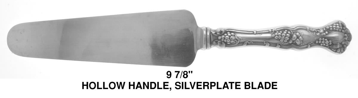 Vintage (Silverplate, 1904, Monograms)  Pie Server with Silverplate Blade by International Silver-1