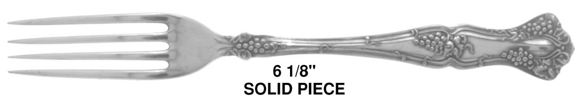 Vintage (Silverplate, 1904, Monograms)  Youth Fork by International Silver-1