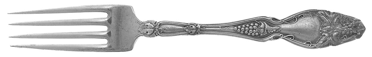 Cloeta (Sterling, 1904, Monograms) Fork by International Silver-1