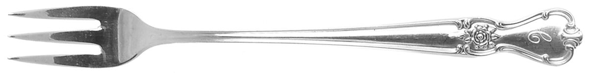 Signature (Silverplate, 1950, Monograms) Cocktail/Seafood Fork by International Silver-1