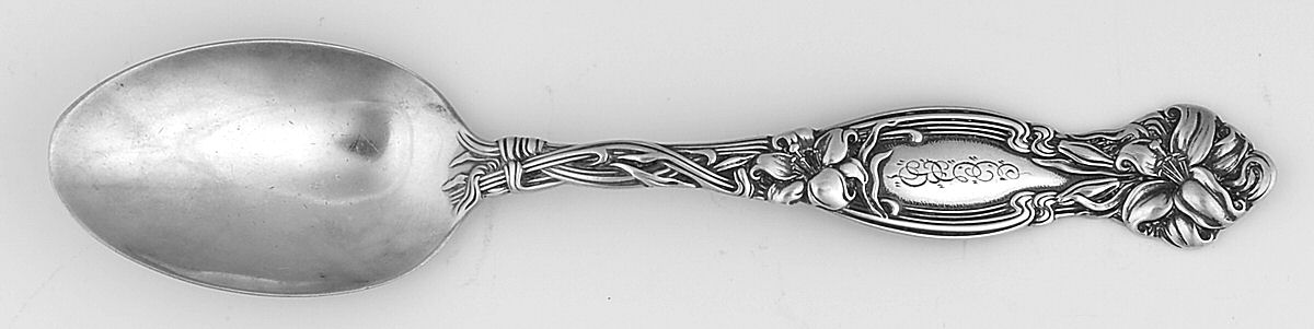 Frontenac (Sterling, 1903, Monograms) Teaspoon by International Silver-1