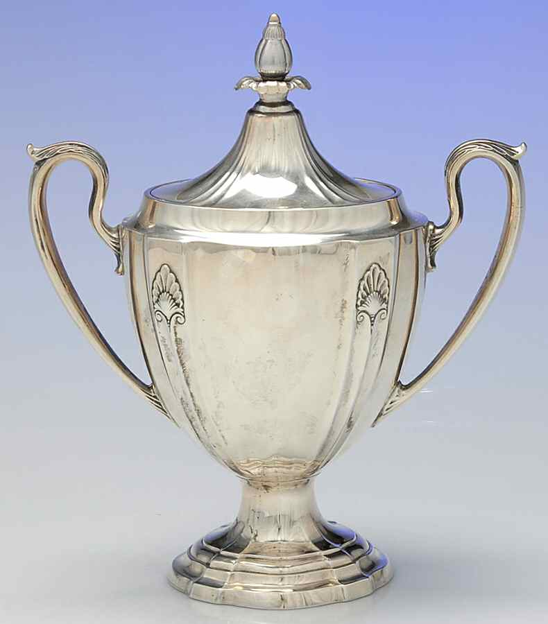 Empress (Sterling, 1932, Hollowware) Sugar Bowl & Lid by International Silver-1
