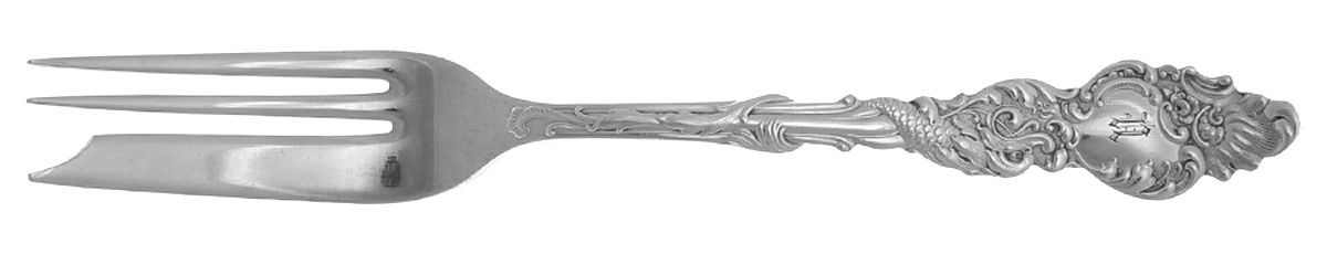 Columbia (Silverplate, 1893) Individual Pie Fork by International Silver-1