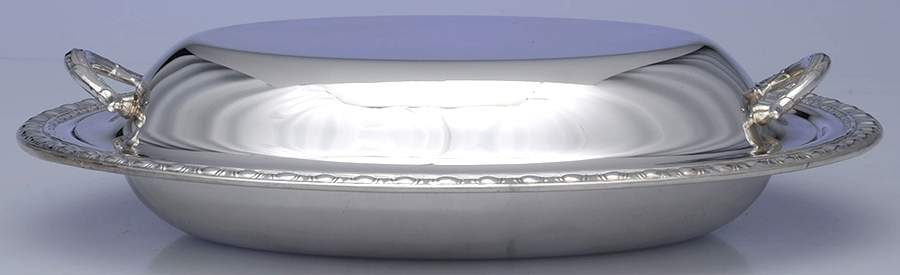 Mayfair (Silverplate, Hollowware) Double Vegetable Bowl by International Silver-1