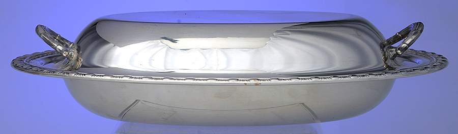 Mayfair (Silverplate, Hollowware) Double Vegetable Bowl by International Silver-1