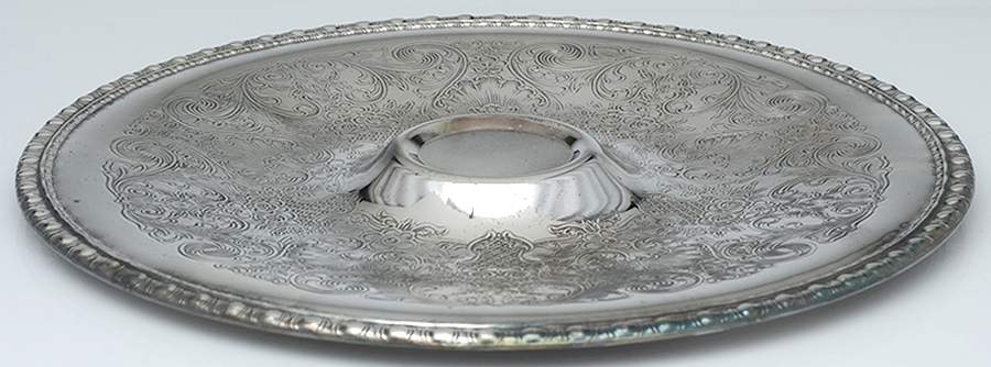 Mayfair (Silverplate, Hollowware) Tray for Chip & Dip Set by International Silver-1