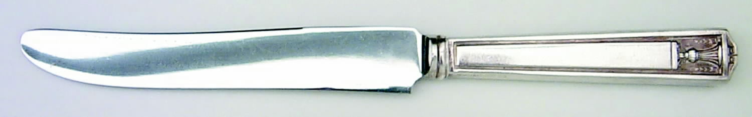 Century (Silverplate, 1923, Monograms) New French Hollow Knife by International Silver-1