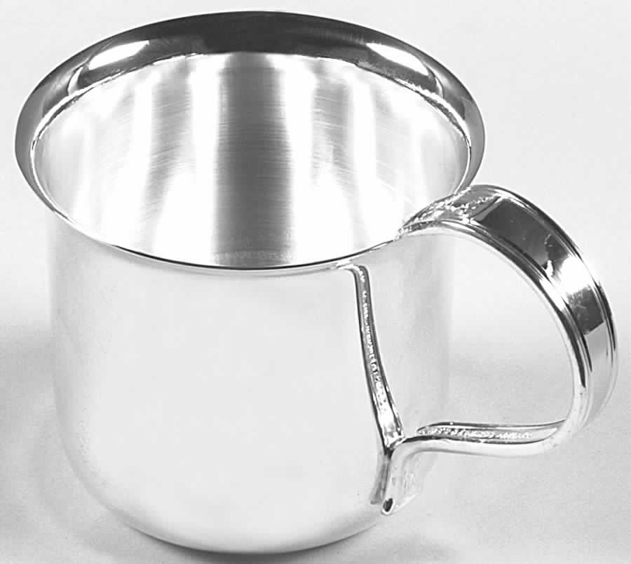 Century (Silverplate, 1923, Monograms) Baby Cup with Silverplate Cup and Handle HC by International Silver-1