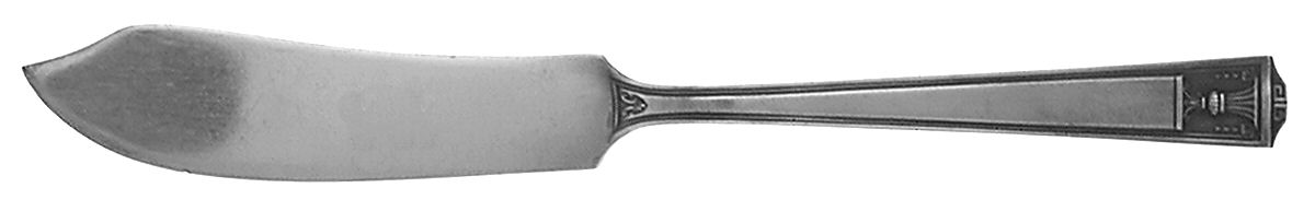 Century (Silverplate, 1923, Monograms) Flat Handle Master Butter Knife by International Silver-1