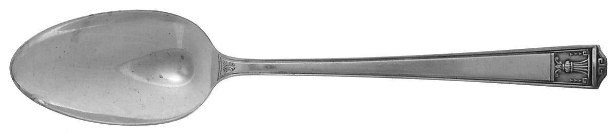 Century (Silverplate, 1923, Monograms) Place/Oval Soup Spoon by International Silver-1