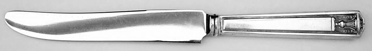 Century (Silverplate, 1923, Monograms) New French Hollow Knife by International Silver-1